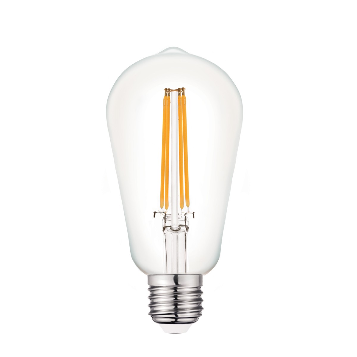 ΛΑΜΠΑ LED FILAMENT RETRO CL E27 6W 2700K      VK/05107/E/CL/W