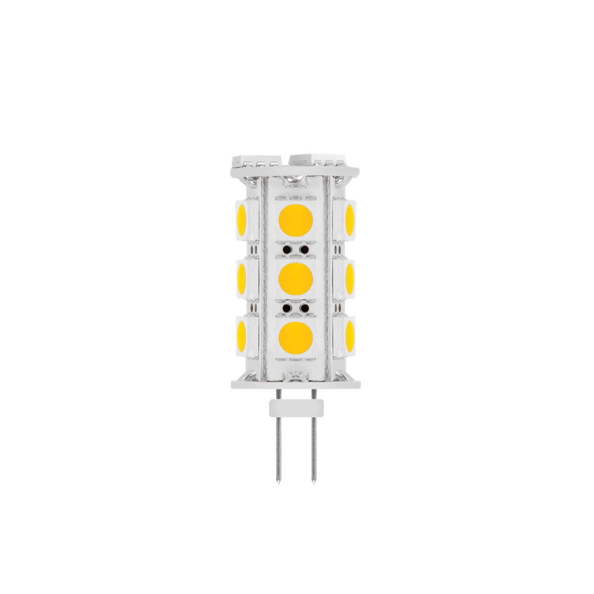 ΛΑΜΠΑ LED G4LP 5050 18SMD 360o 12V WW 3,5W     VK/05018/WW