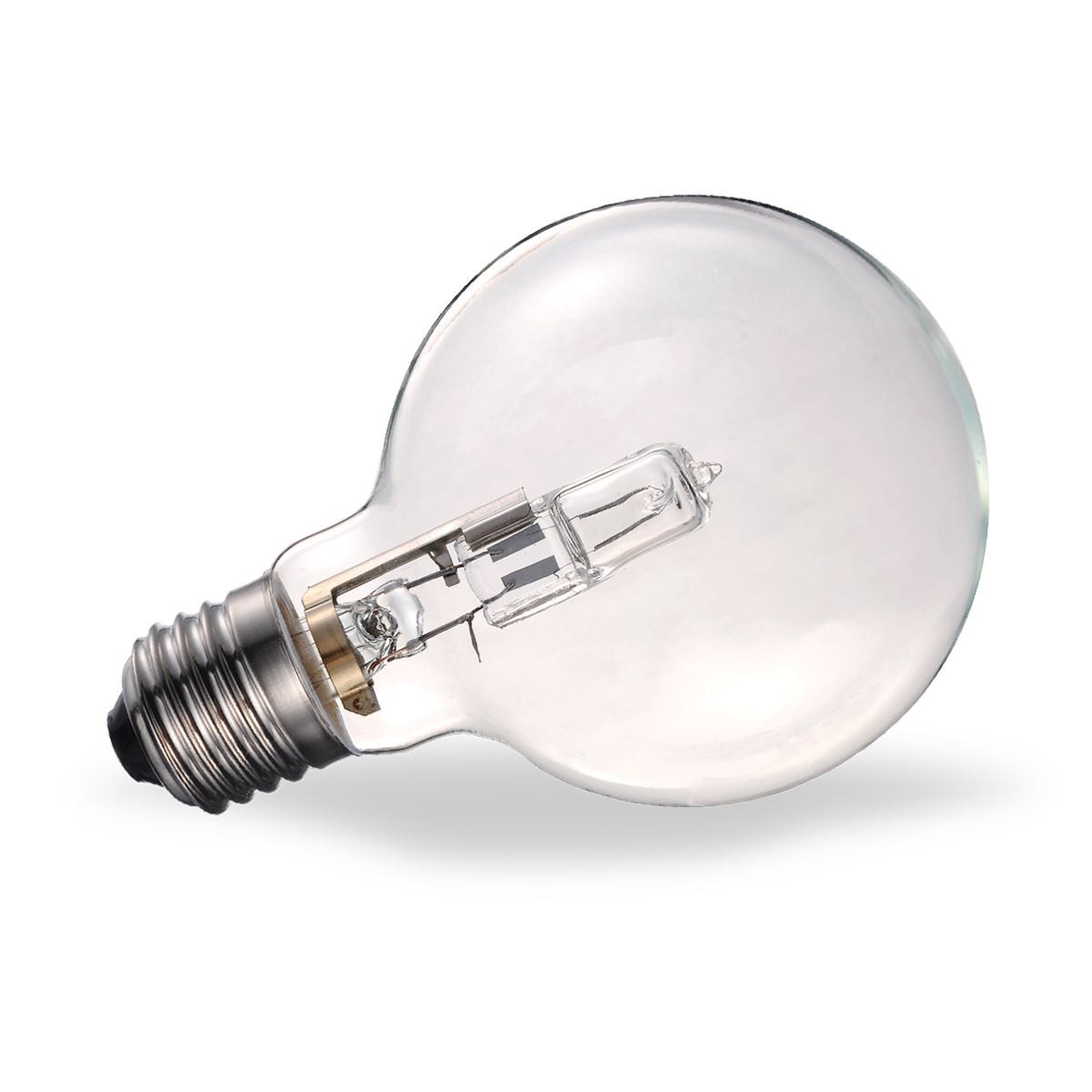 Λάμπα globo αλογόνου ECO E27 Φ80 28W-37W 220-240V 370lm διάφανη  VK/G80/28W/E27