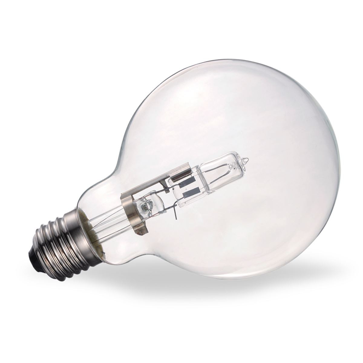 Λάμπα globo αλογόνου ECO E27 Φ100 42W-55W 220-240V 630lm διάφανη  VK/G100/42W/E27