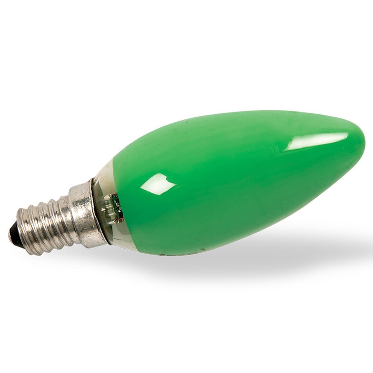 Λάμπα κερί Ε14 25W 230V πράσινη leuci  E14/25W/C/GREEN/L