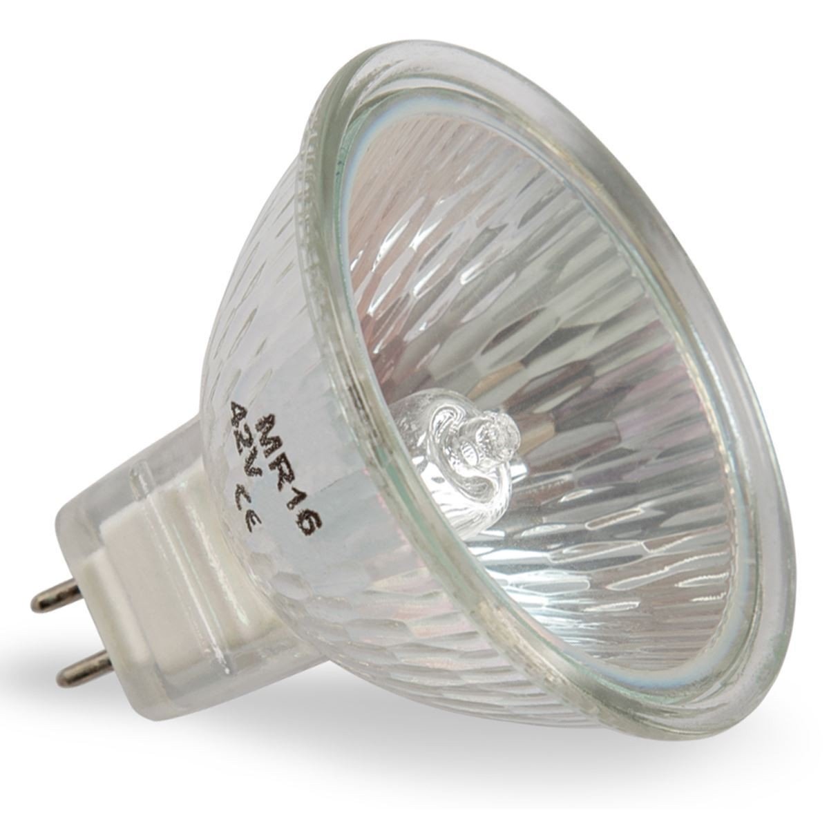 Λάμπα DICHROID MR16 GU5.3 20W dimmable 3000K 38o 42V με γυαλί  VK/GU5.3/20W/42V