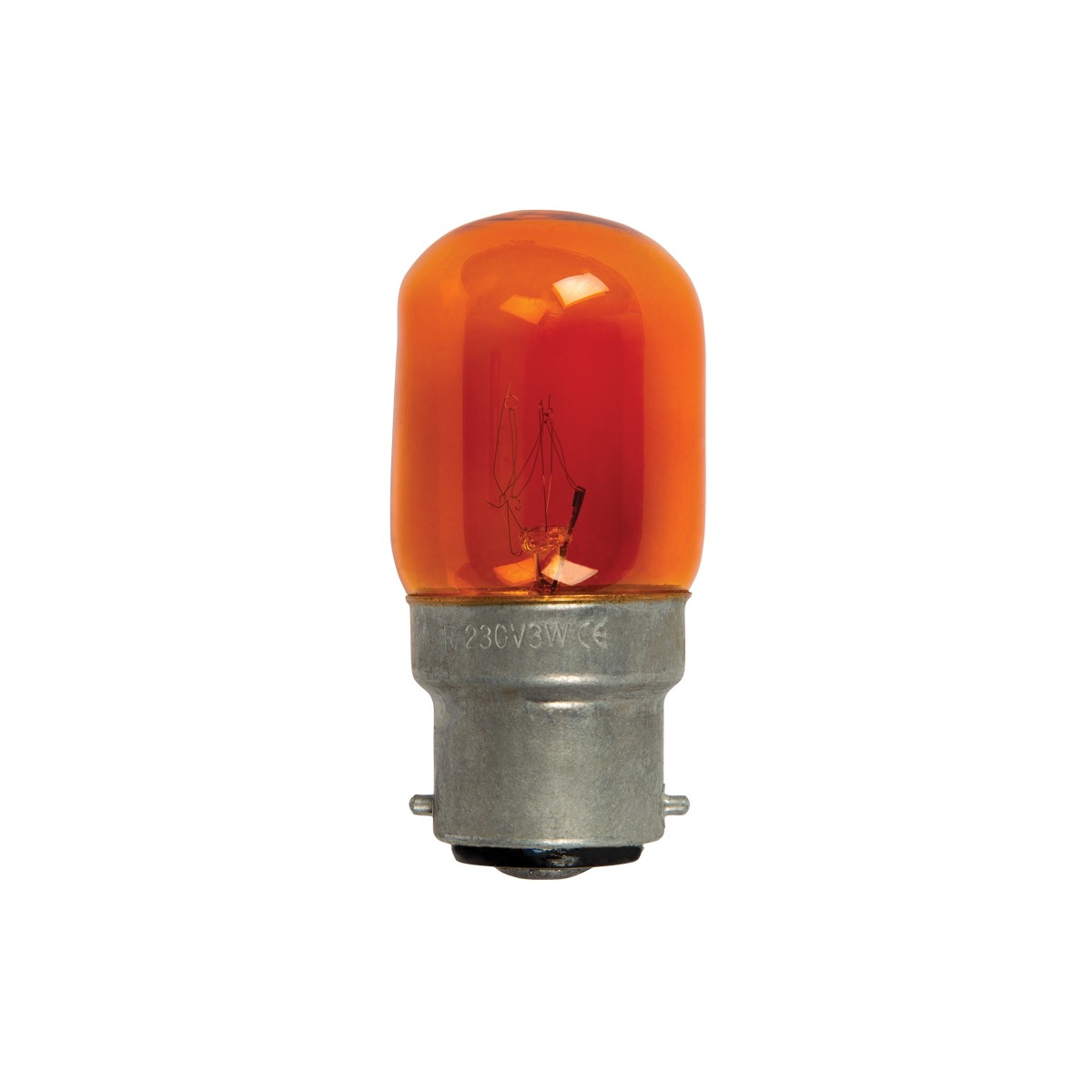 Λάμπακι νυκτός B22 3W 220V πορτοκαλί  VK/505/B22/OR