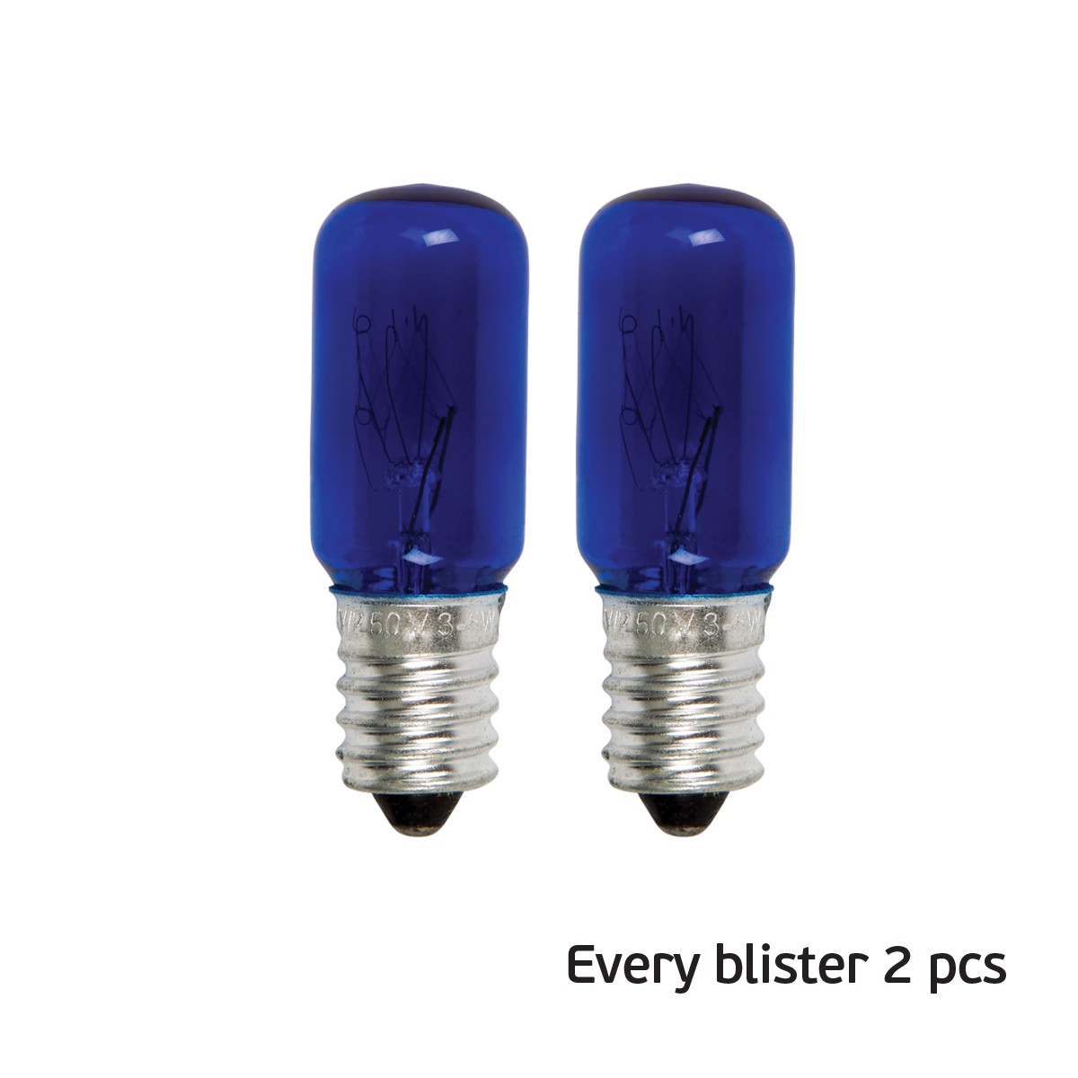Λαμπάκι νυκτός Ε14 3W 220V μπλέ blister VK/509/E14/BL/2