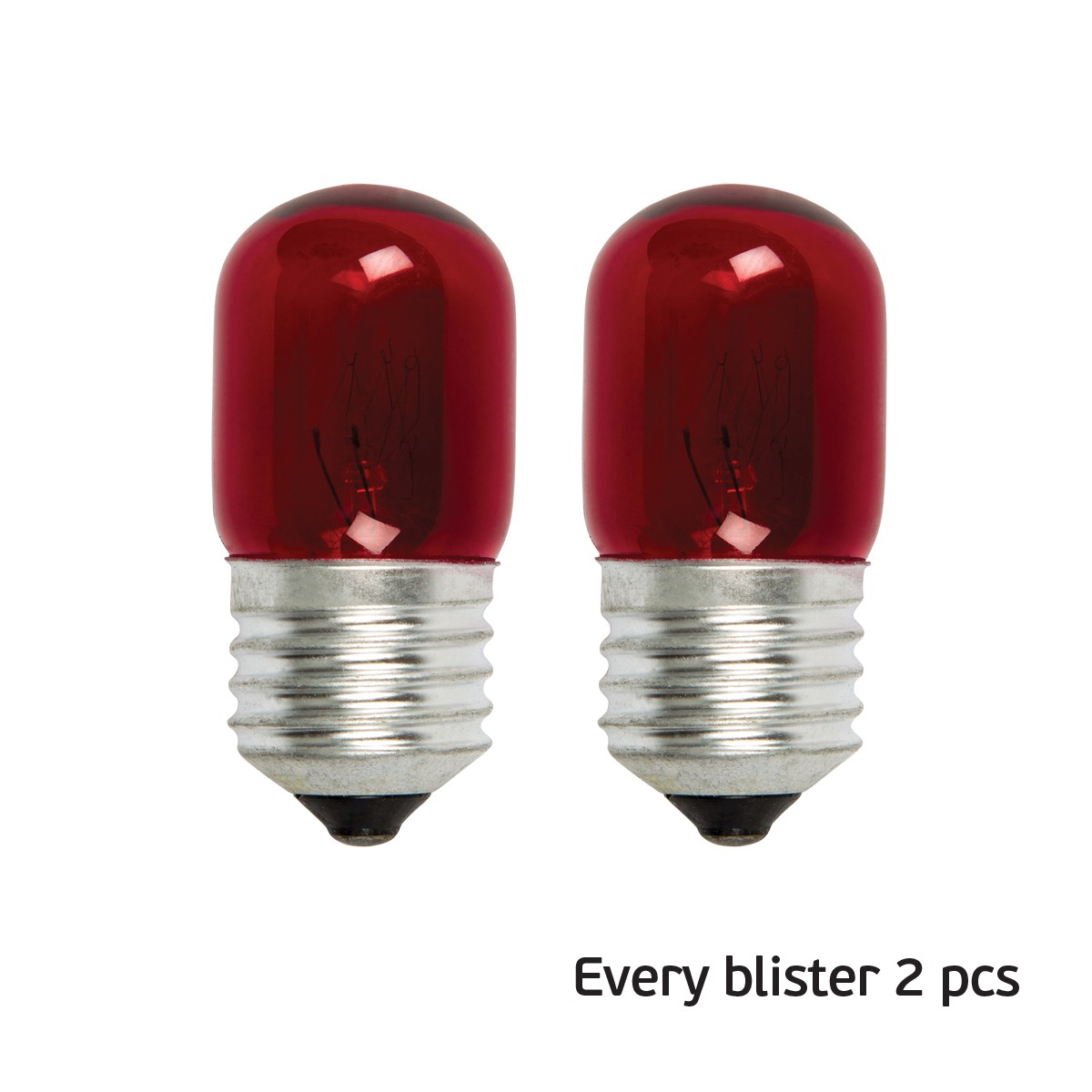 Λαμπάκι νυκτός Ε27 7W 220V κόκκινο blister VK/505/E27/R/2