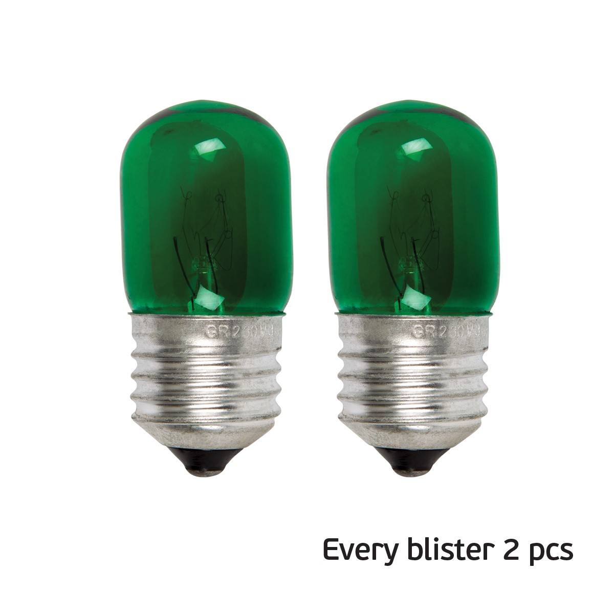 Λαμπάκι νυκτός Ε27 7W 220V πράσινο blister VK/505/E27/GR/2