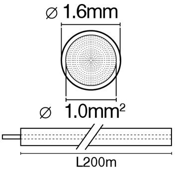 ΚΑΛΩΔΙΟ 100m FR5F-IMQ/BL/1.0 T/F 1X1mm ΜΠΛΕ VK/FR5F-IMQ/1.0/BL