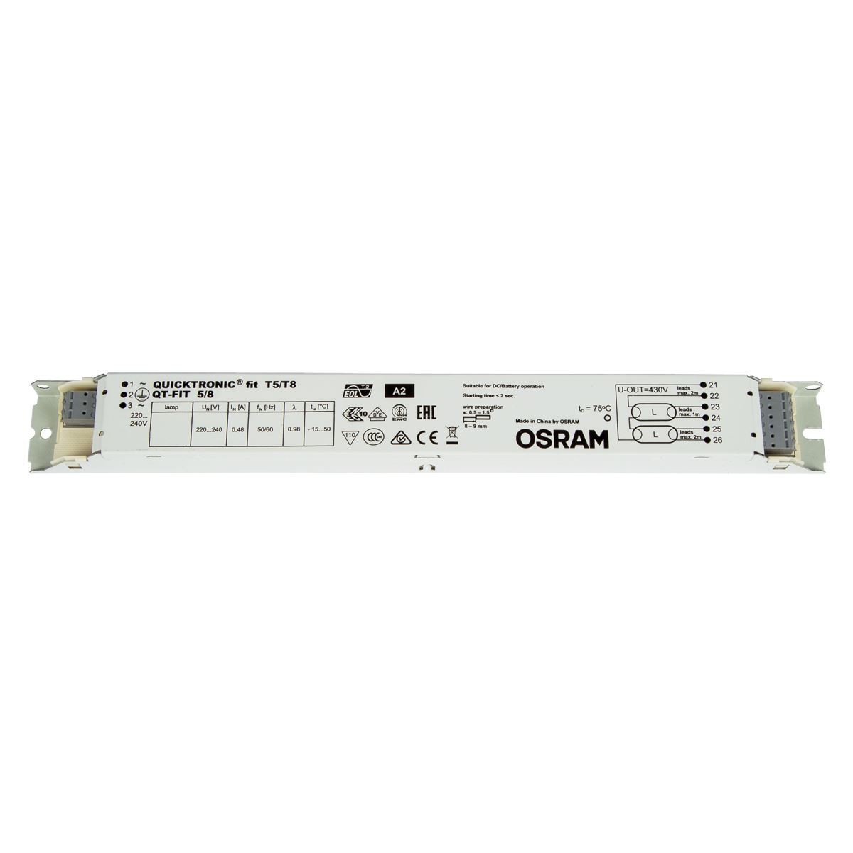 ΜΕΤ/ΤΗΣ QTI  DIMM 2Χ28W/54W  252565/870717 QTI-870717