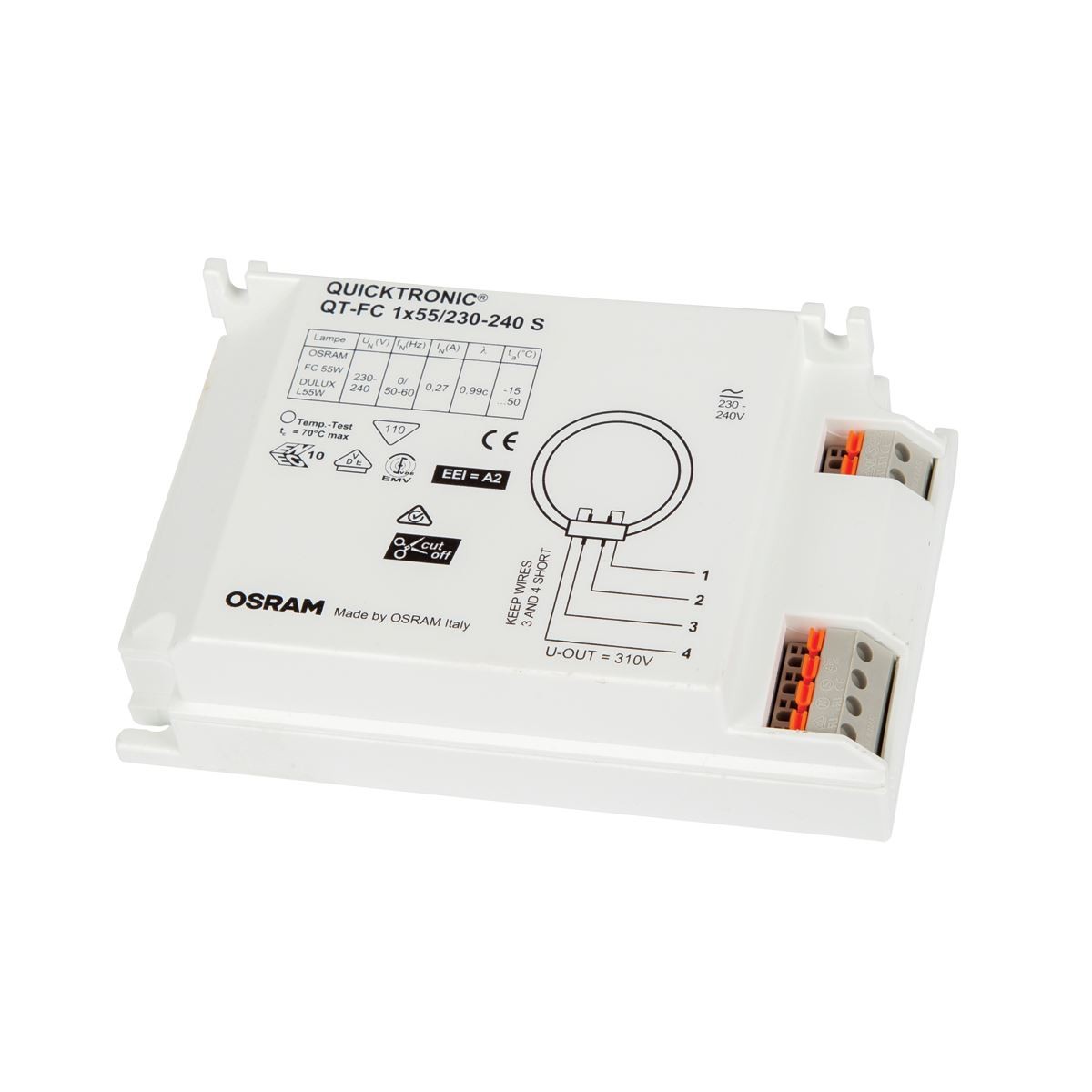 ΜΕΤ/ΤΗΣ ΗΛ.BALLAST QTP-T/E No 181701 1X18W OSRAM QTP-T/E181701