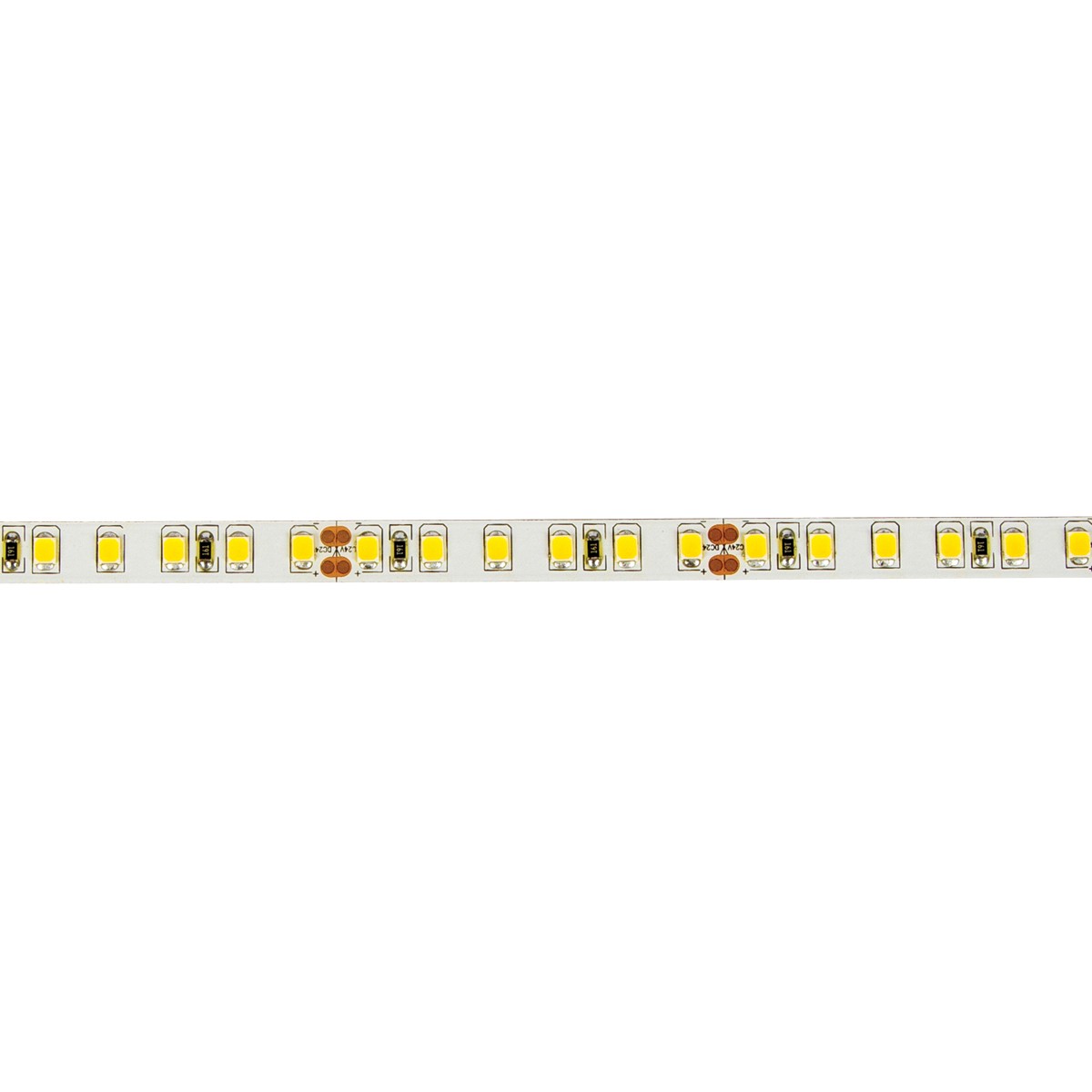 Ταινία led εσωτερικού χώρου IP20 5m 12V 9,6W 3000K VK/12/3528/W/120