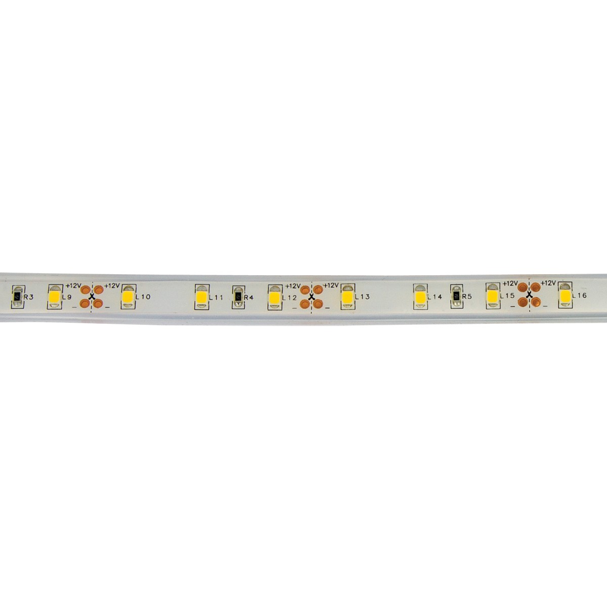 Ταινία led εξωτερικού χώρου  IP68 5m 12V 4,8W 2700K VK/12/3528W/WW/60