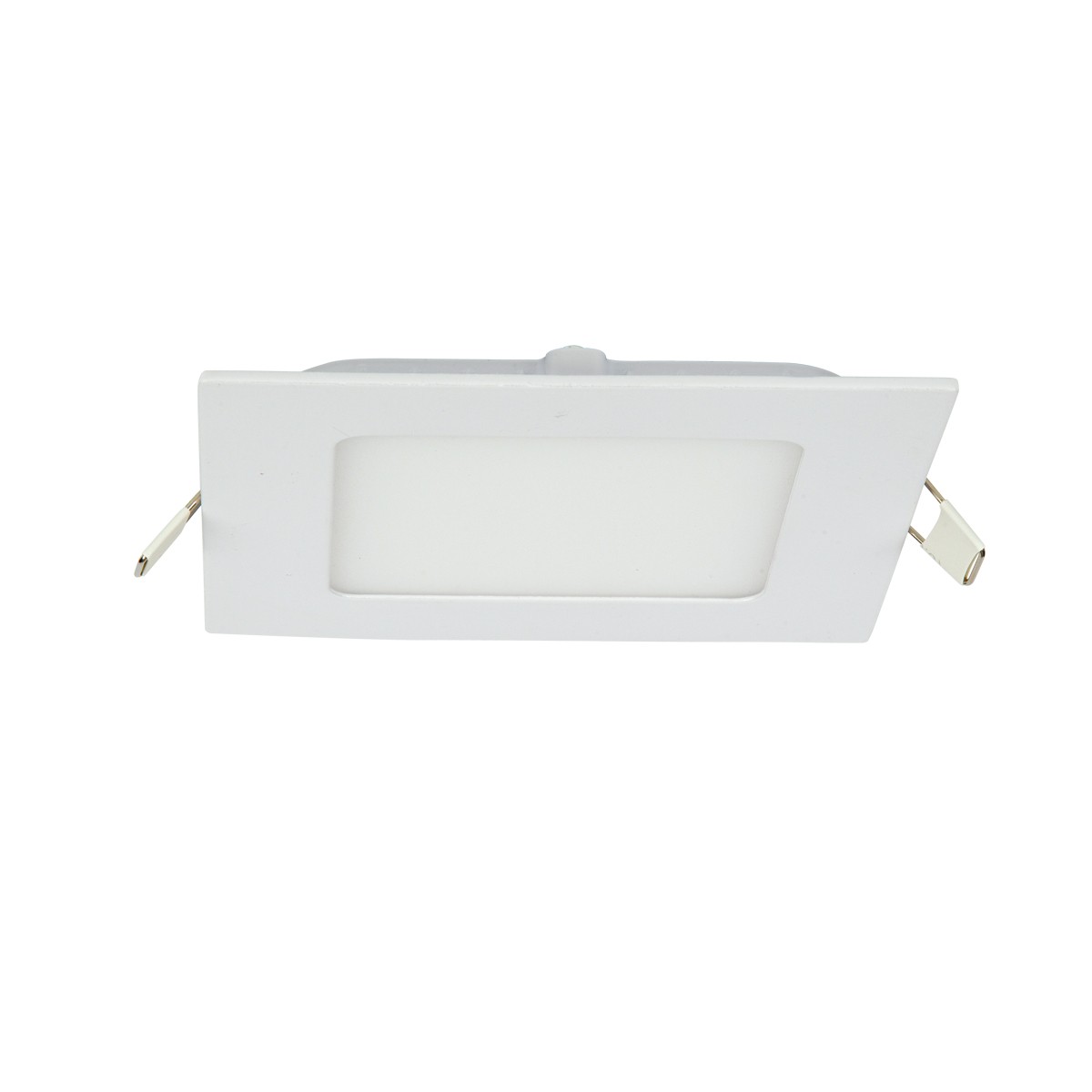Φωτιστικό led πάνελ τετράγωνο λευκό πλαίσιο 6W 3000K  510  lumen VK/04076/W/W