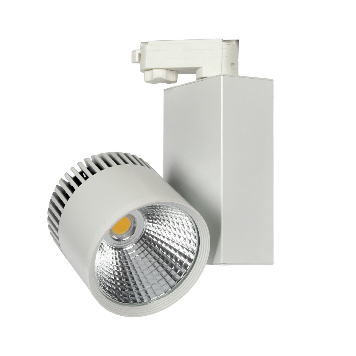 Σποτ ράγας αλουμινίου led COB λευκό  45W COB 4000K 3150lumen 36D  220-240v VK/04022/W/C/36