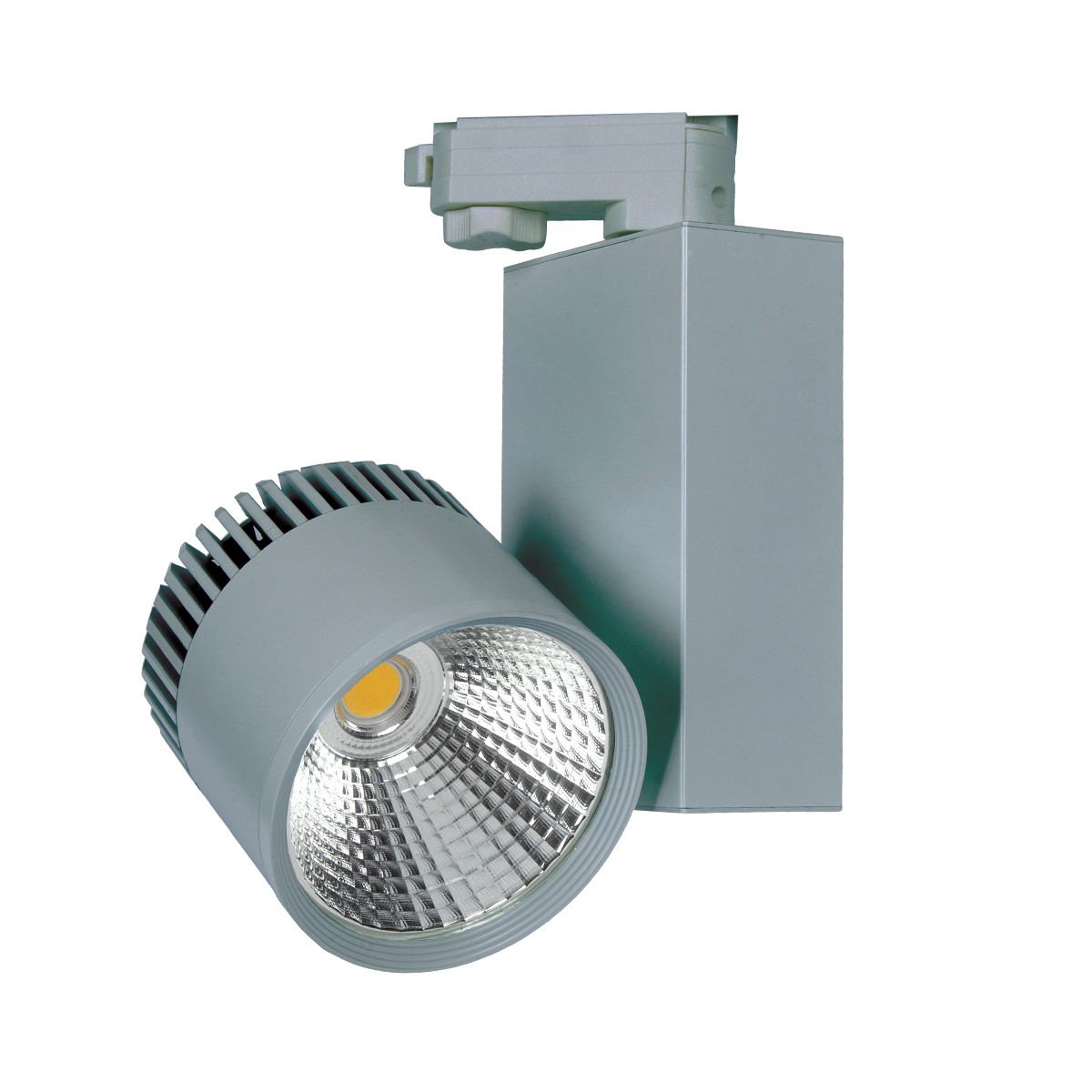 Σποτ ράγας αλουμινίου led COB γκρι  45W  2700K 3150lumen 36D  220-240v VK/04022/G/W/36