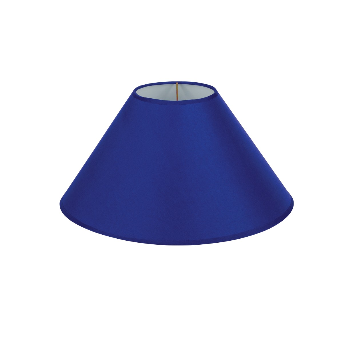 Καπέλο Μονόχρωμο Στρογγυλό Φ30cm Κάτω Πλευρά -Σε Μπλε Χρώμα       VK/E27/E14/D30/BL