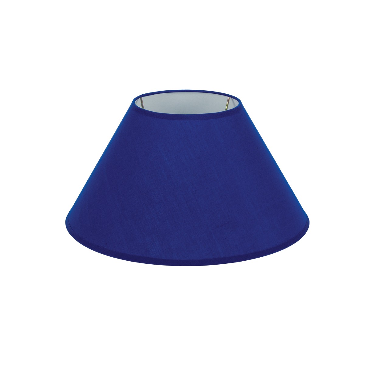 Καπέλο Μονόχρωμο Στρογγυλό Φ35cm Κάτω Πλευρά- Σε Μπλε Χρώμα       VK/E27/E14/D35/BL