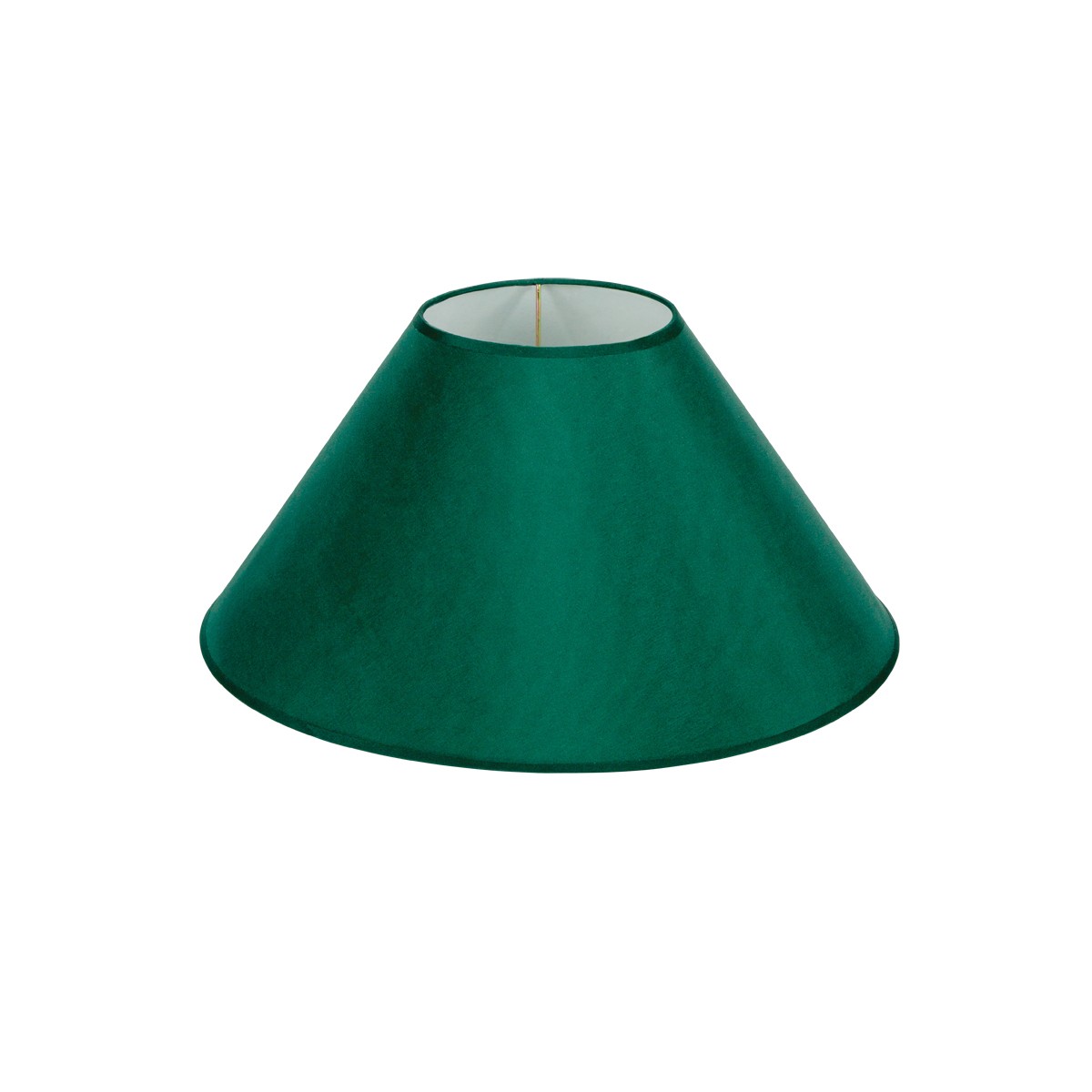 Καπέλο Μονόχρωμο Στρογγυλό Φ35cm Κάτω Πλευρά -Σε Πράσινο Χρώμα        VK/E27/E14/D35/GR