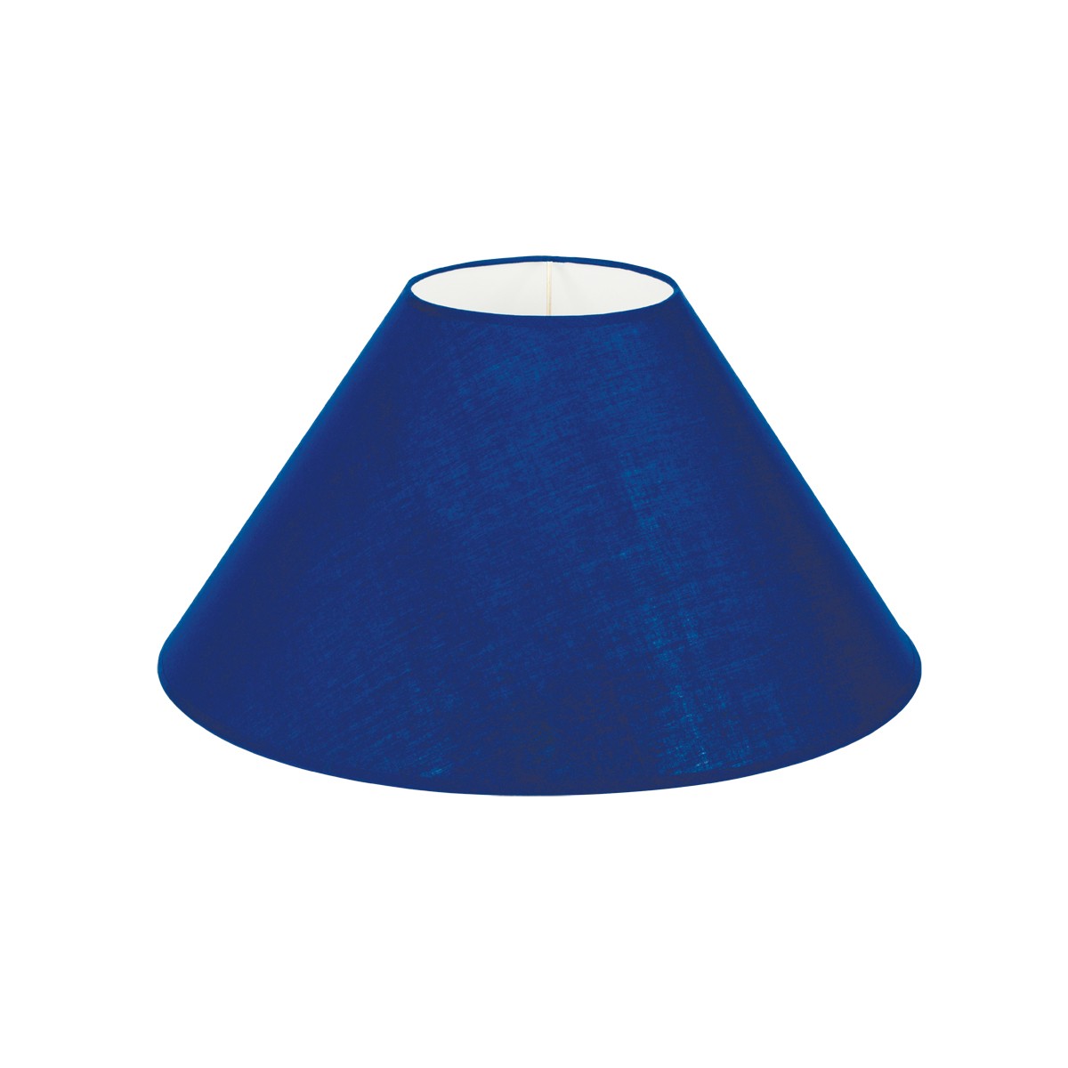 Καπέλο Μονόχρωμο Στρογγυλό Φ40cm Κάτω Πλευρά -Σε Μπλε Χρώμα      VK/E27/E14/D40/BL