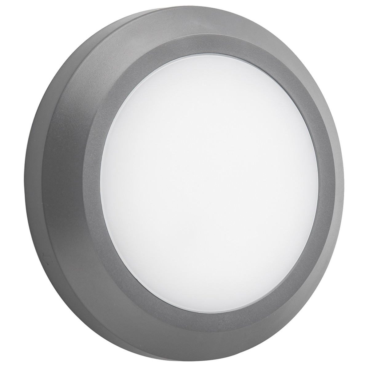 Led Φωτιστικό Πλαστικό Τοίχου IP65 3w 6000K D150mm Γκρί Χρώμα      VK/02026/G/D