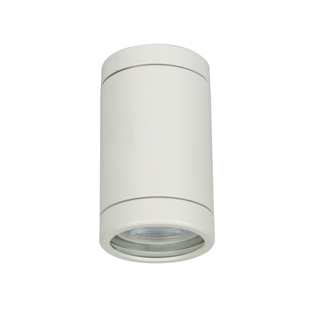 Φωτιστικό Αλουμινίου Οροφής IP54 GU10 D60mm Λευκό Χρώμα        VK/01061/W