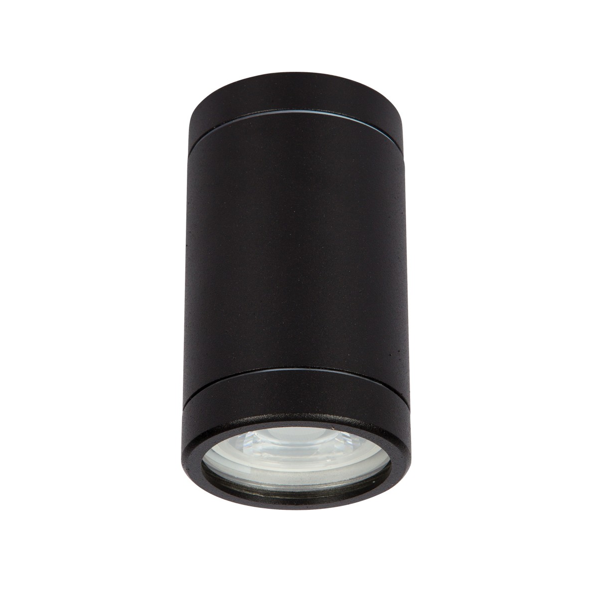 Φωτιστικό Αλουμινίου Οροφής IP54 GU10 D60mm Μαύρο Χρώμα        VK/01061/B