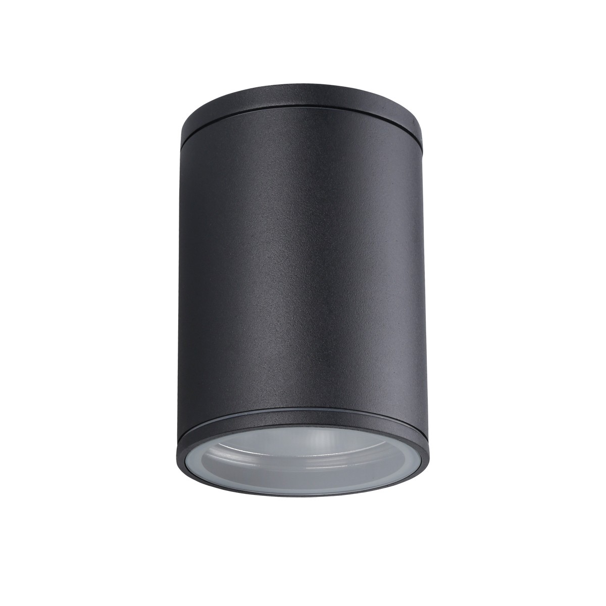 Φωτιστικό Αλουμινίου Οροφής IP54 E27 D108mm Μαύρο Χρώμα        VK/01060/B