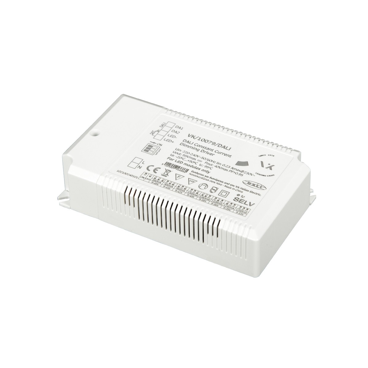 Τροφοδοτικό dimming 40W,220-240VDC VK/10079/DALI