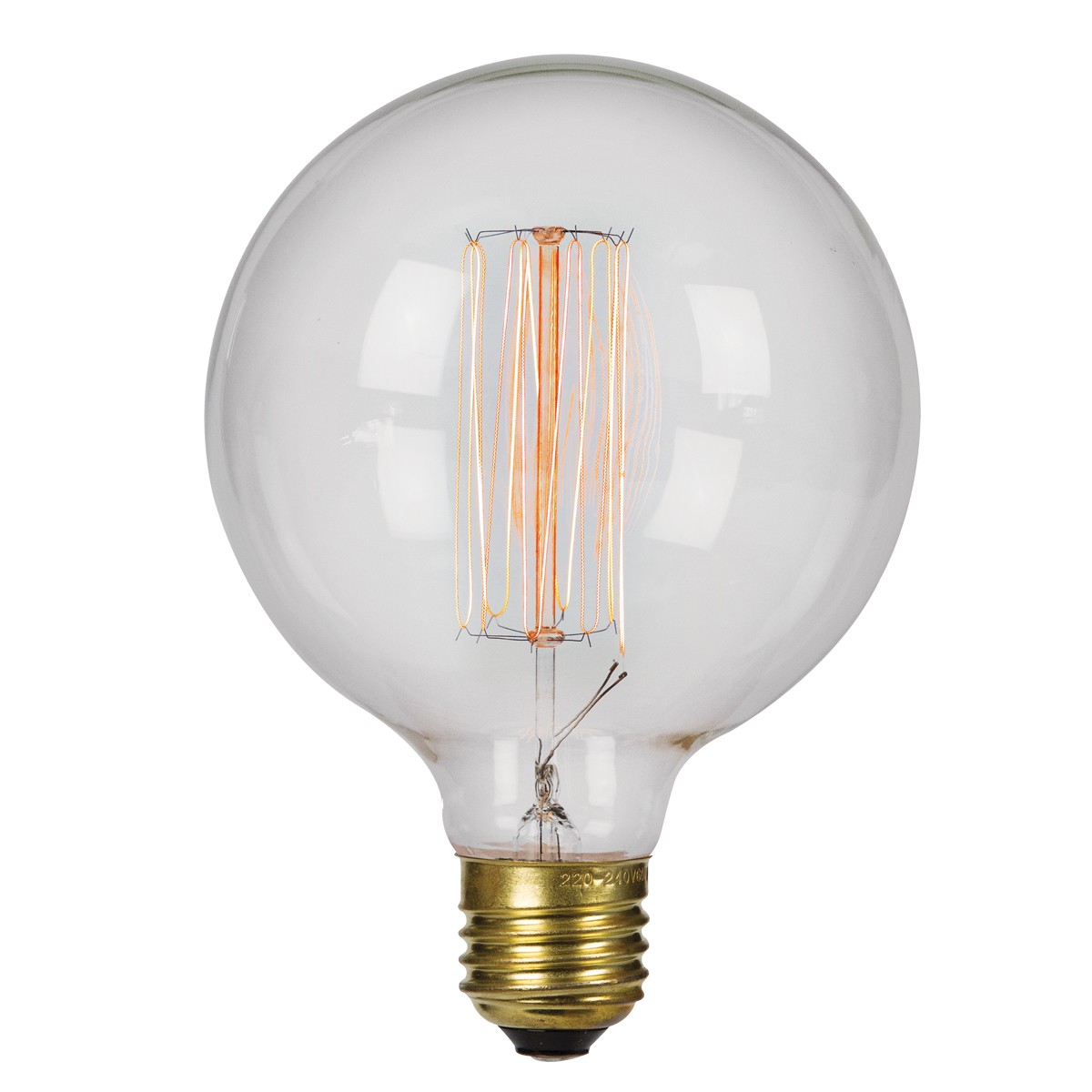 Λάμπα κοινή διακοσμητική globo E27 40W dimmable 19o G125-19A VK/G125-19A