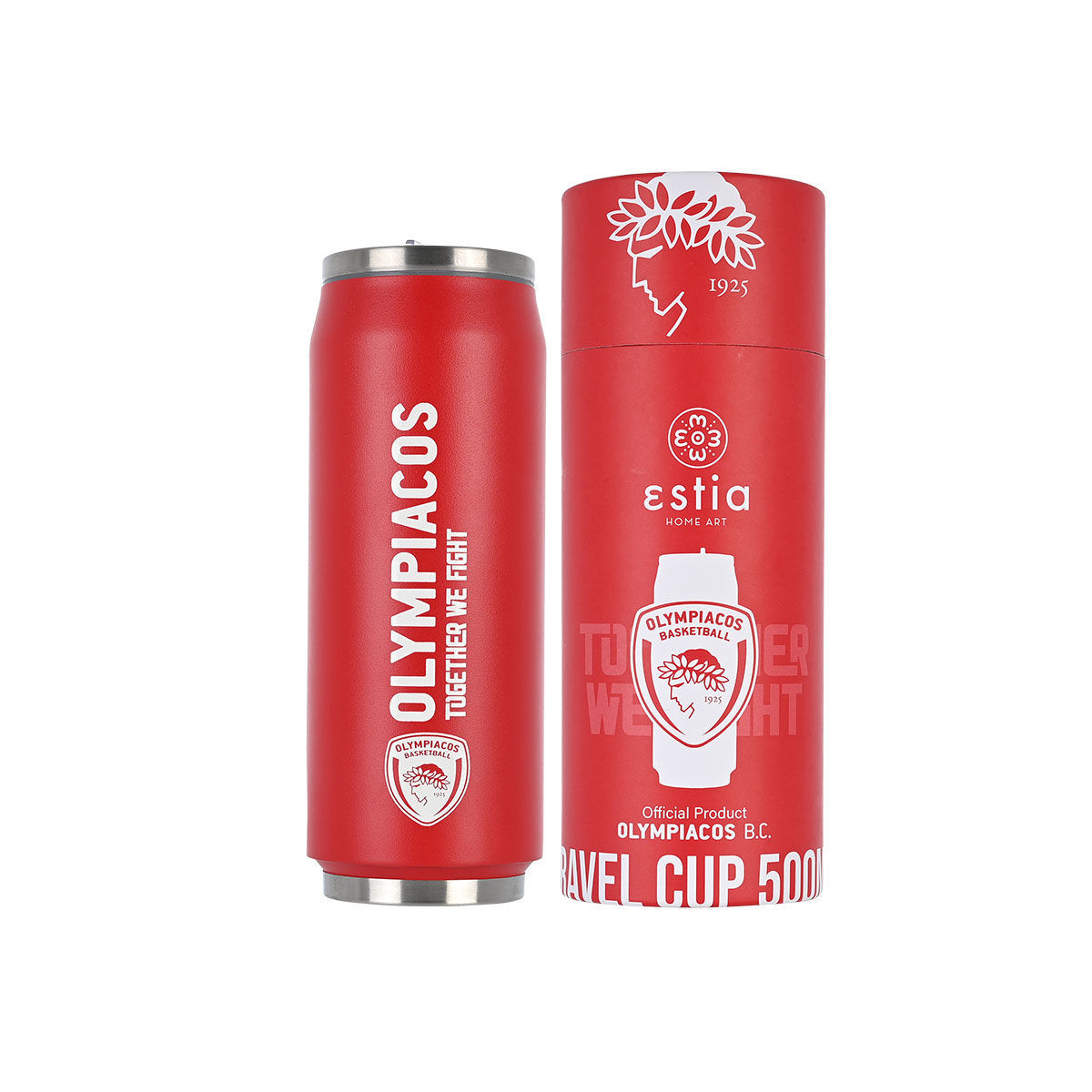 ΘΕΡΜΟΣ TRAVEL CUP OLYMPIACOS BC EDITION 500ml