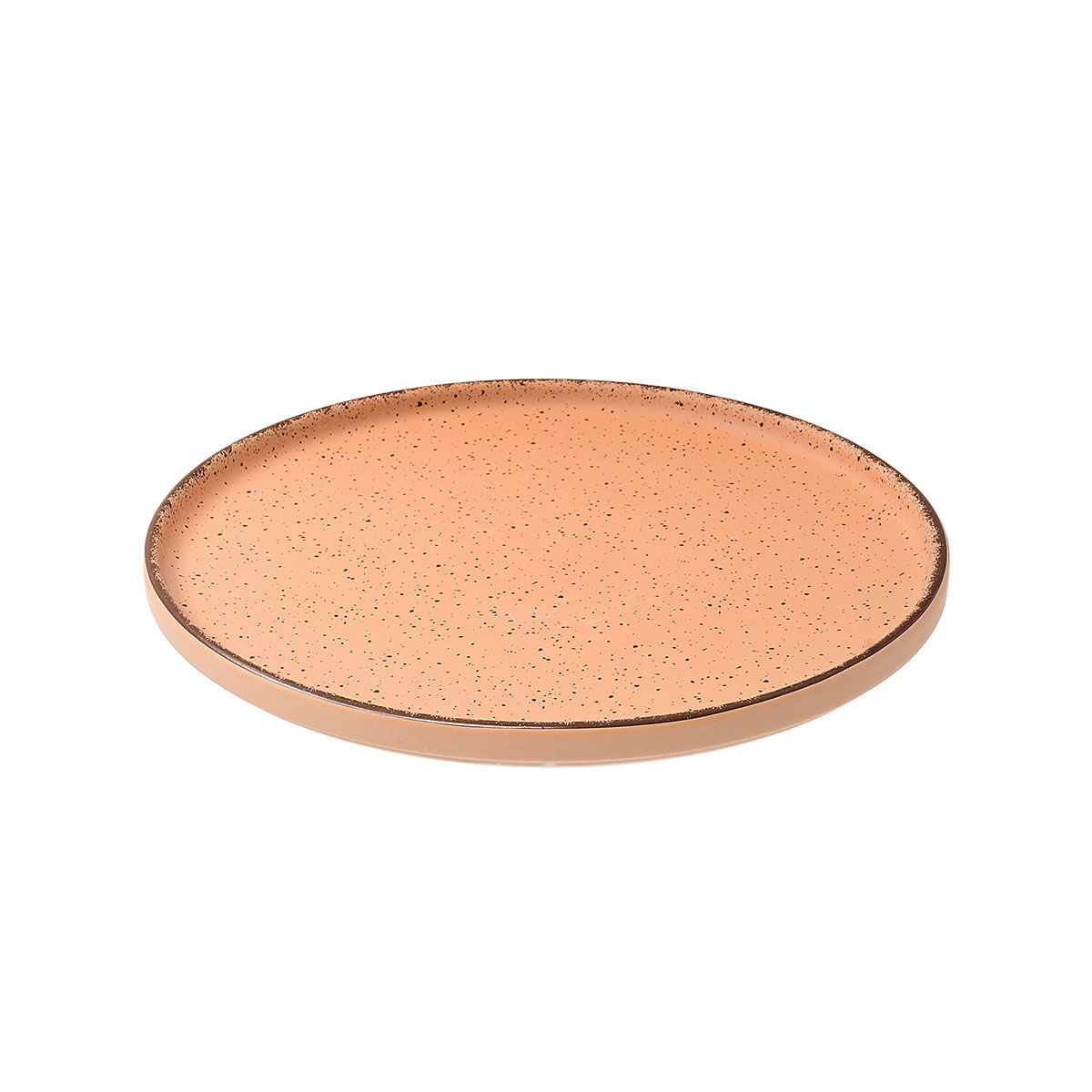 Πιάτο Ρηχό Καθετό Terra Πορσελάνινο 26cm - Salmon