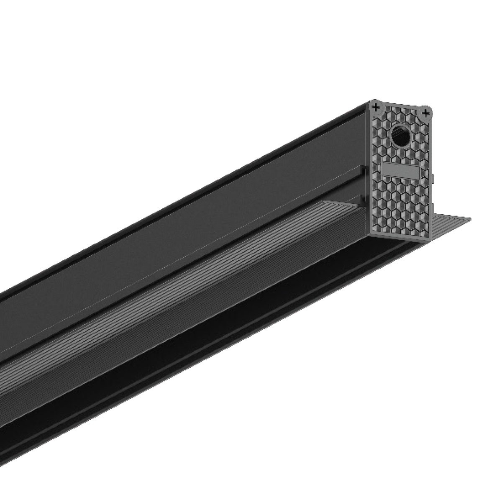EIVA, Led μαγνητική ράγα λεπτή 48V. DALI, χωνευτή trimless. 1.5μ., μαύρη
