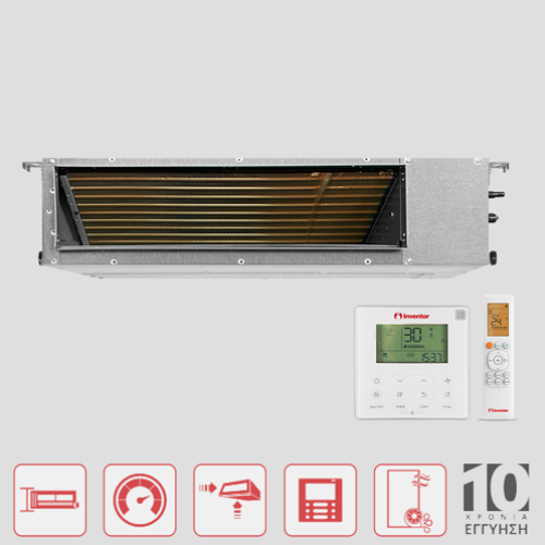 Κανάλι Κλιματιστικό 12.000 Btu Inventor LV6DI-12WiFiR