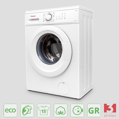 Inventor Πλυντήριο Ρούχων 6kg Εμπρόσθιας Φόρτωσης GL0610D με Λειτουργία Ατμού, ECO Πρόγραμμα και Slim Σχεδιασμό