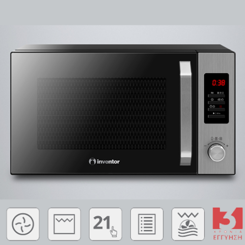 Inventor Φούρνος Μικροκυμάτων με Φούρνο Αέρα & Grill 28 λίτρα – Πολυλειτουργικός Φούρνος Μικροκυμάτων 900W