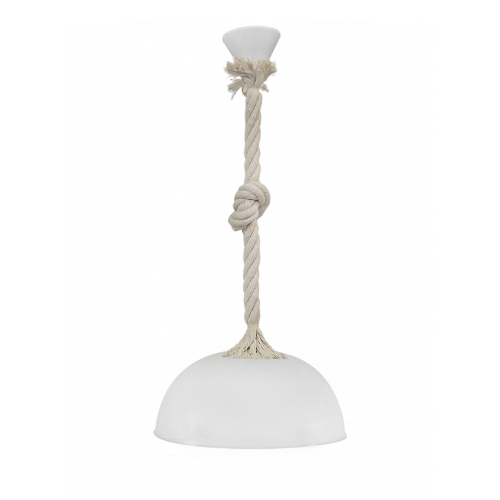 Κρεμαστό Φωτιστικό MACRAME SFERA/30 1L ROPE MAC-WHITE Model 31-1058