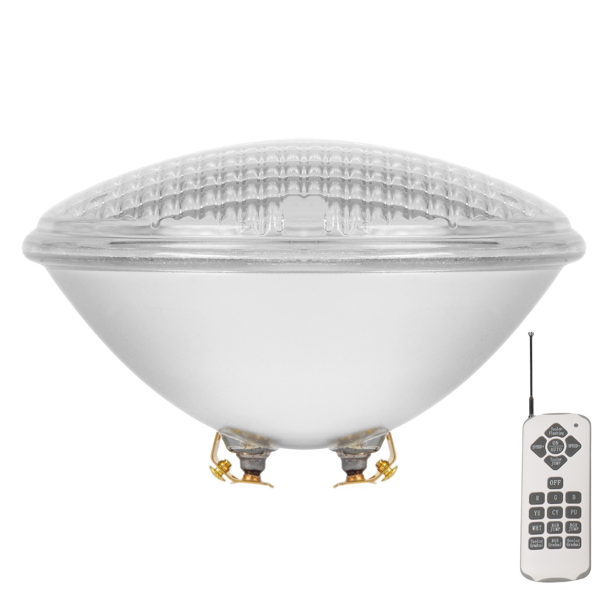 Λάμπα Led Πισίνας PAR56 12V/18W/G53/RGB+Χειριστήριο RGB         VK/05016/RGB