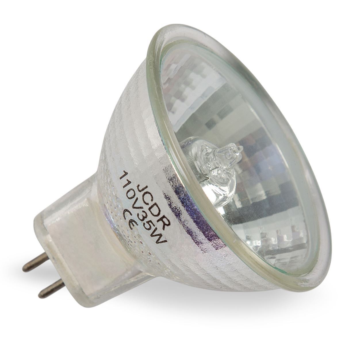 Λάμπα DICHROID MR16 GU5.3 35W dimmable 3000K 38o 110V με γυαλί  VK/GU5.3/35W/110V