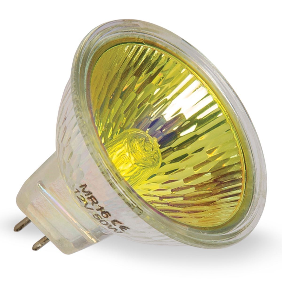 Λάμπα DICHROID MR16 GU5.3 50W dimmable κίτρινη 220-230V 36ο  χωρίς γυαλί  VK/MR16/50W/Y