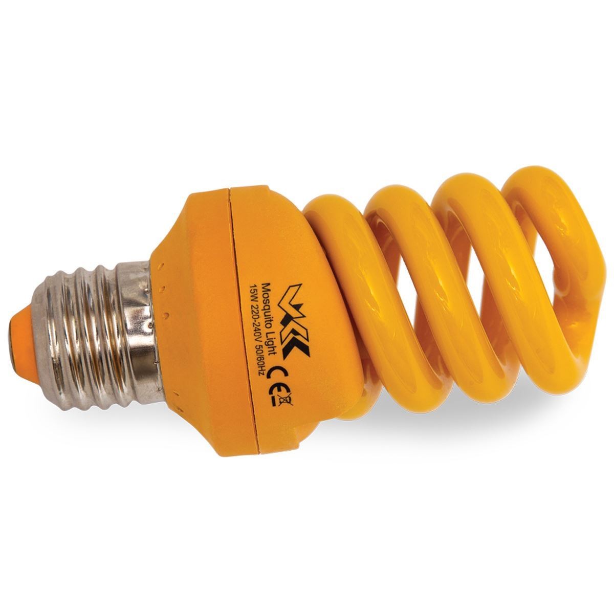 Λάμπα αντικουνουπική σπιράλ Ε27 15W 230V κίτρινη  VK/CFL/15/MSQ
