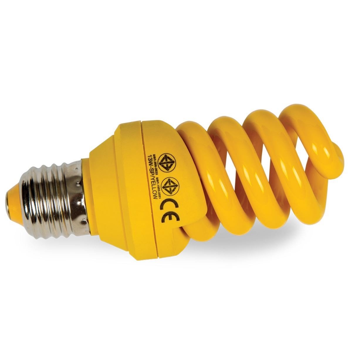 Λάμπα σπιράλ E27 13W κίτρινη VK/CFL/13/Y