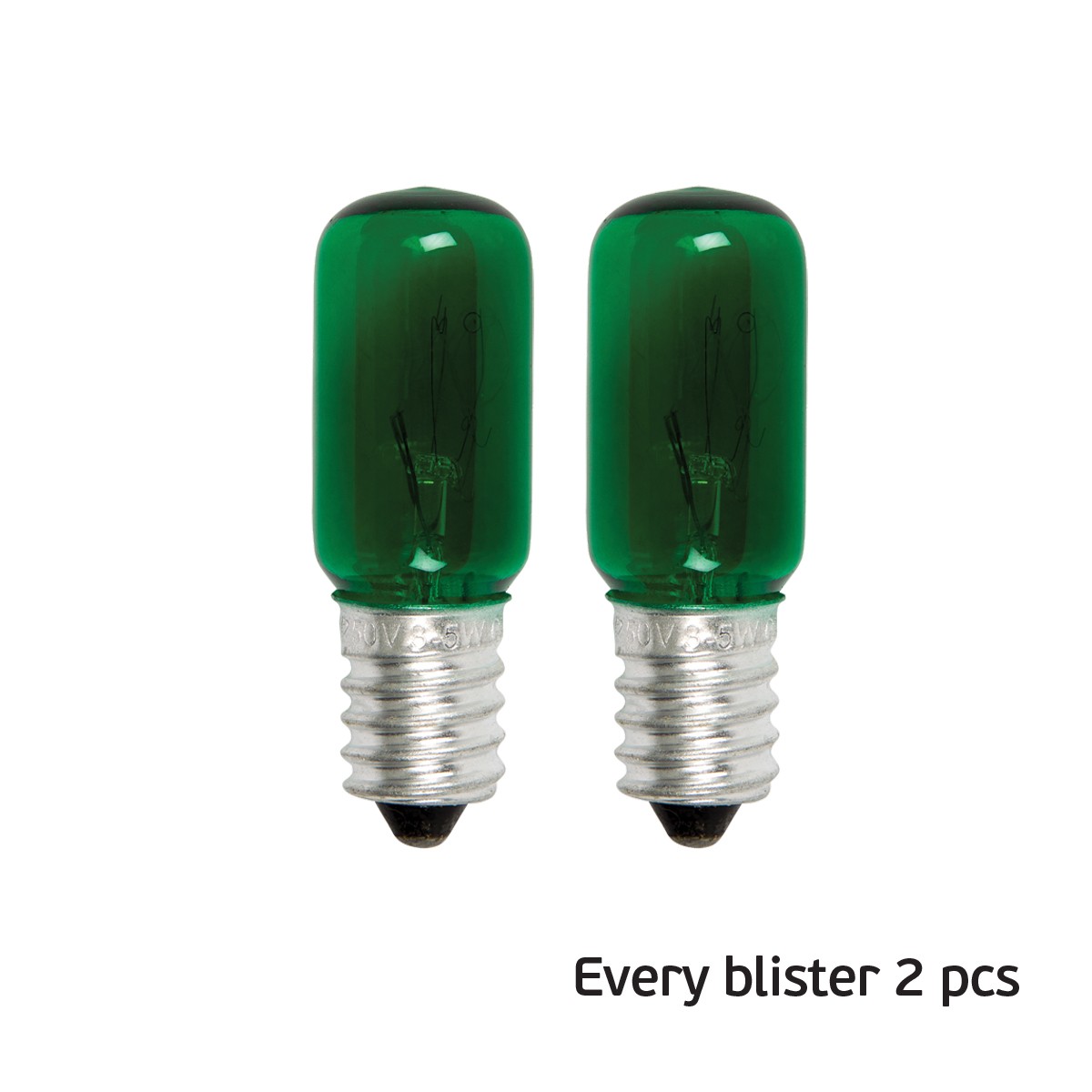 Λαμπάκι νυκτός Ε14 3W 220V πράσινο blister VK/509/E14/GR/2