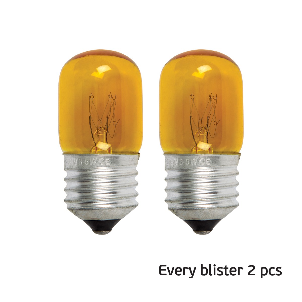 Λαμπάκι νυκτός Ε27 7W 220V κίτρινο blister VK/505/E27/Y/2
