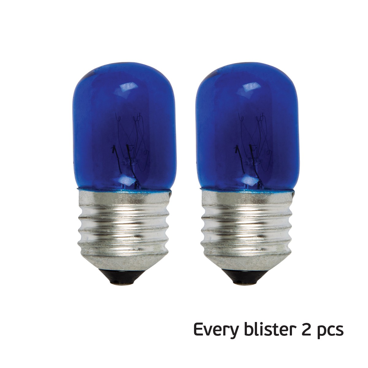 Λαμπάκι νυκτός Ε27 7W 220V μπλέ blister VK/505/E27/BL/2