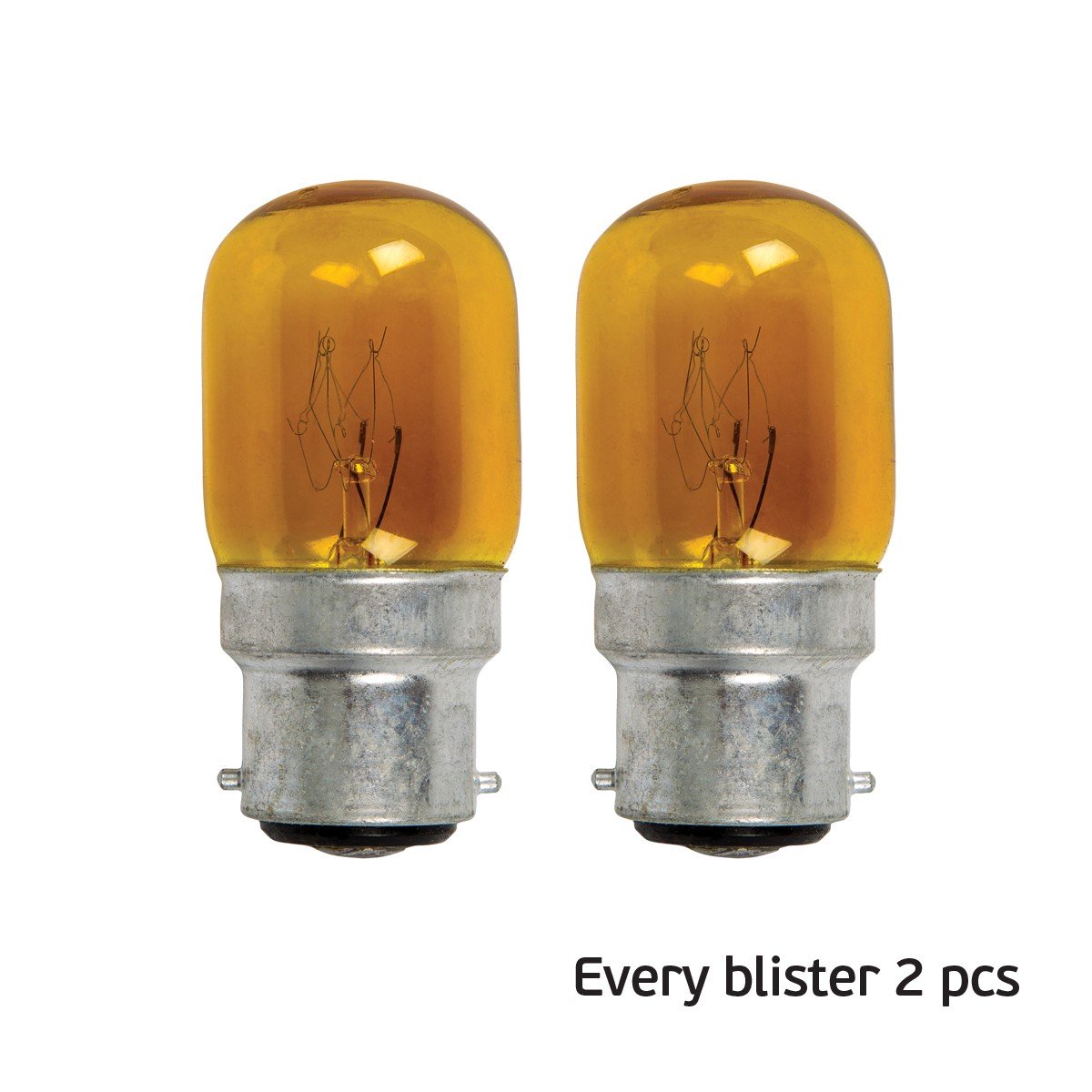 Λαμπάκι νυκτός Β22 7W 220V κίτρινο blister VK/505/B22/Y/2