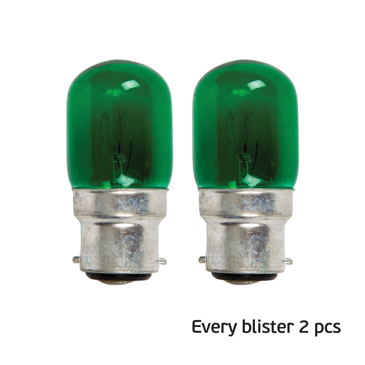 Λαμπάκι νυκτός Β22 7W 220V πράσινο blister VK/505/B22/GR/2