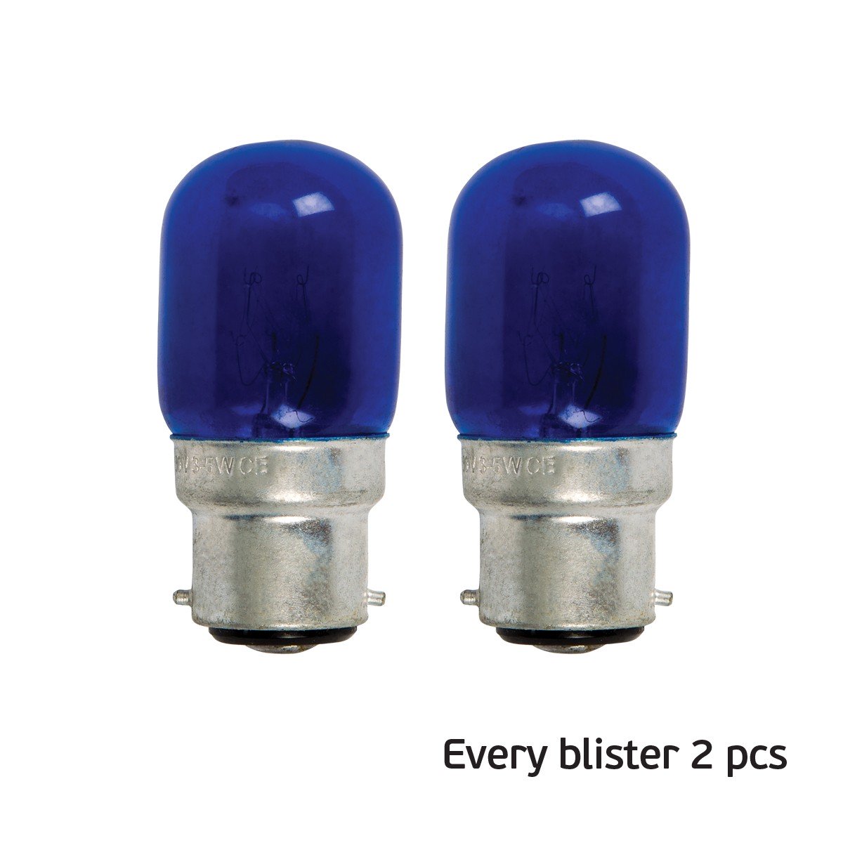 Λαμπάκι νυκτός Β22 7W 220V μπλέ blister VK/505/B22/BL/2