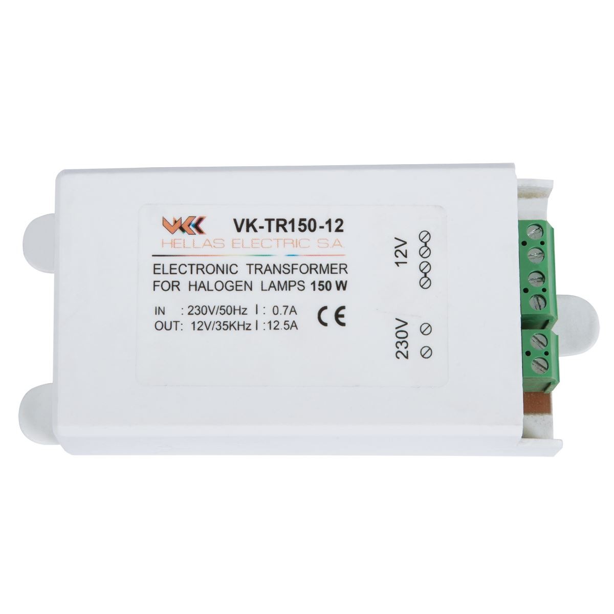 VK/TR150-12 ΜΕΤ/ΤΗΣ ΗΛΕΚΤΡ. 12V AC 150W M/S VK/TR150-12