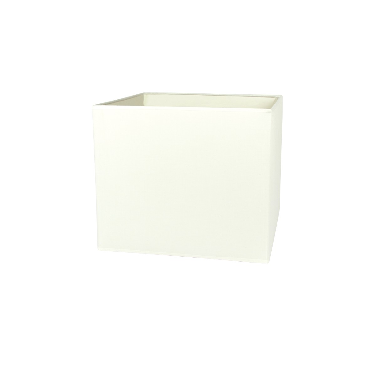 Καπέλο μονόχρωμο τετράγωνο 1 cotton 35cm κάτω πλευρά λευκό  VK/E27/E14/S35/W