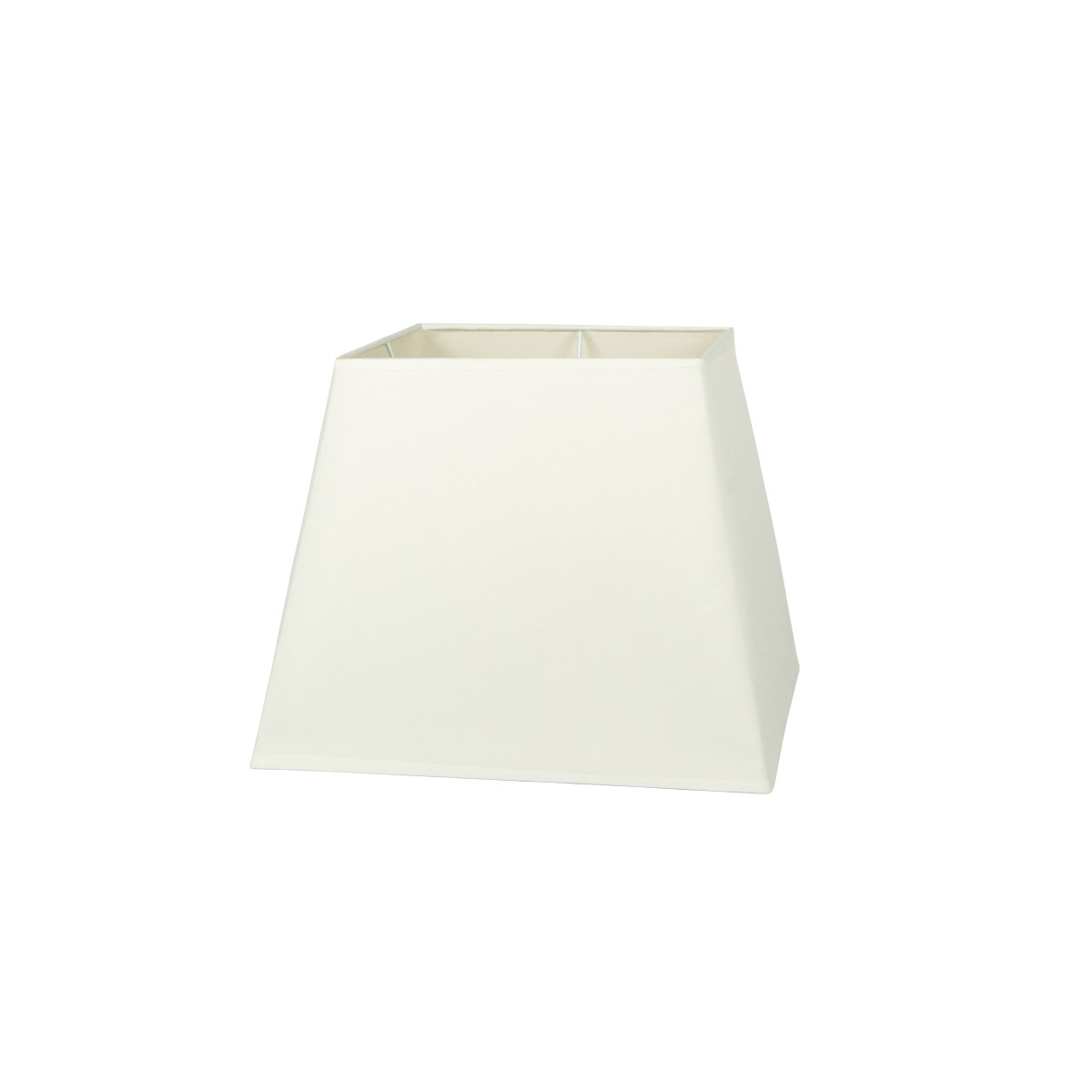 Καπέλο μονόχρωμο τραπέζιο 1 cotton 31cm κάτω πλευρά λευκό VK/E27/E14/SM31/W