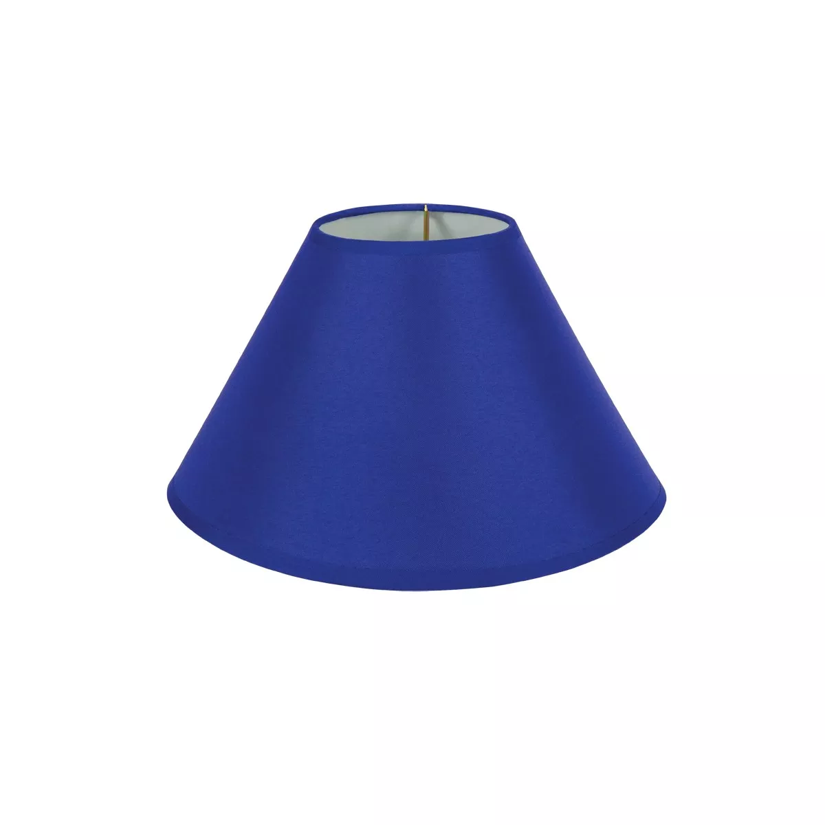 Καπέλο Μονόχρωμο Στρογγυλό Φ25cm Κάτω Πλευρά -Σε Μπλε Χρώμα         VK/E27/E14/D25/BL
